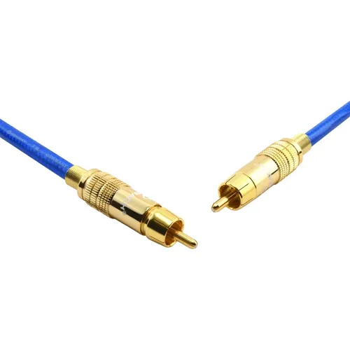 Oehlbach NF 113 DI 3 Meter Digitales Audio-Cinchkabel Blau - Audiokabel & Adapter, 3 Meter lang für verlustfreien Klang, ideal für HiFi-Anlagen und Heimkino-Systeme.