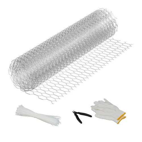 Maschendrahtzaun Drahtgeflecht Hasenzaun Hühnerzaun Kaninchendraht Volierendraht