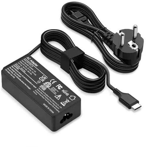 ELEHILS Ladegerät USB C 100 W Netzteil kompatibel mit MacBook Pro, Lenovo Thinkpad, Huawei Matebook Pro, HP, Dell, ASUS, Acer, Chromebook Universal Typ C Laptop Adapter
