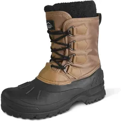 normani Herren Kälteschutzstiefel „Coldery“ - Beige/Schwarz - Größe 38 - Robuste Kälteschutzstiefel für extreme Wetterbedingungen bis -40 °C. Mit herausnehmbarem Innenschuh und rutschfester Sohle für maximalen Grip auf nassen Untergründen.