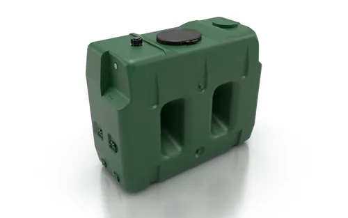 Regenspeicher 2000 Liter - Regenfass für effiziente Regenwassernutzung - Wasserspeicher & Regentonnen, eckige Form aus robustem Polyethylen, ideal zur Sammlung und Nutzung von Regenwasser für Garten und Haushalt.