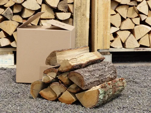 Produktbild Kg Feuerholz Kaminholz Brennholz Eiche trocken 10