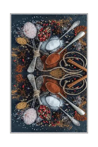 Wetterfester Teppich 100% POLYESTER, 80 x 200 cm T1118 - Vielseitiger, wetterfester Teppich in Multicolor für Innen- und Außenbereiche. Ideal für Terrasse oder Balkon – robust und pflegeleicht.