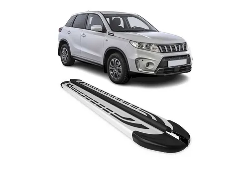 OMAC Kfz-Schmutzfänger Trittbretter für Suzuki Vitara 2015-2025 – Rutschfest und Robust - Hochwertige Aluminium Trittbretter von OMAC, speziell für Suzuki Vitara. Schützen Sie die Karosserie und erleichtern Sie den Ein- und Ausstieg. Rutschfestes Design und wetterbeständig für langanhaltende Nutzung.
