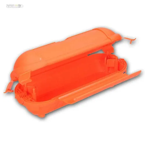 Sicherheitsbox ORANGE für Schuko Stecker IP44 Kabelbox Box Schutz Kabel Regenbox