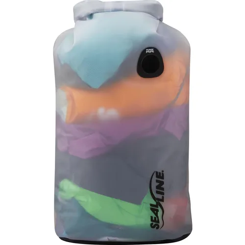 Sealline DiscoveryTM View Dry Bag 30 Liter - Packsäcke mit durchsichtigen Materialien für einfache Inhaltsidentifizierung. Das PurgeAirTM-Ventil ermöglicht optimale Kompression und die robuste, wasserdichte Konstruktion sorgt für Langlebigkeit.