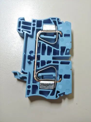 Weidmüller ZDU 6 BL N-Durchgangs-Reihenklemme, Zugfederanschluss, 6mm², blau
