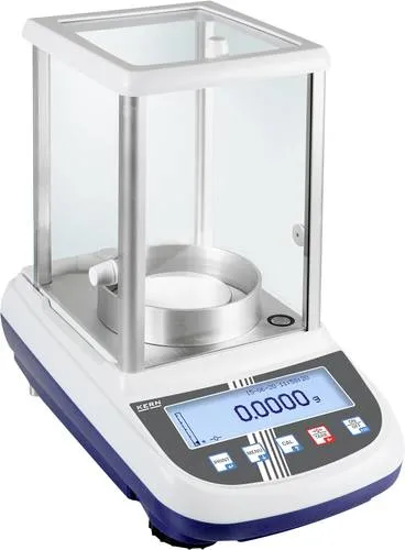 Kern ALJ 500-4A Analysewaage Wägebereich (max.) 510g Ablesbarkeit 0.0001g über Steckernetzteil Mehrfarbig