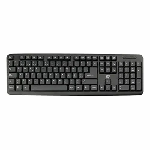 Ewent EW3109 - Teclado Slim USB, Negro #2096