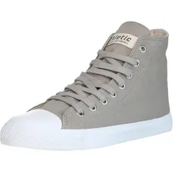 Ethletic - Unisex Canvas Sneaker White Cap Hi Cut - Fairtrade - Herren-Sneaker aus natürlichem Baumwoll-Obermaterial mit strapazierfähiger Naturgummisohle. Ideal für trendbewusste, umweltfreundliche Mode.