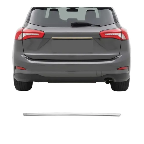 Kofferraumleiste Heckleiste für Ford Focus 2018-2021 aus Edelstahl - Schützen Sie Ihren Ford Focus 2018-2021 mit dieser eleganten, selbstklebenden Kofferraumleiste aus rostfreiem Edelstahl. Einfache Installation und stilvolles Design für Ihr Fahrzeug.