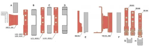 AUBI Abdeckkappe zu Beschlagserie A300 EK001 Braun