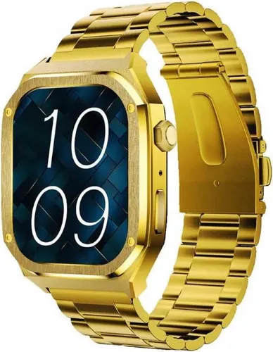 Smartwatch Maxcom FW65 Iron Pro Gold - Wasserfeste Smartwatch mit 1,95