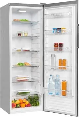 Exquisit KS350-V-H-040E Kühlschrank in silber von Exquisit