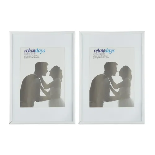 Bilderrahmen Set 20x30 cm - 10 Stück weiß - Bilderrahmen Set für kreative Wandgestaltungen, ideal für 20x30 cm Fotos, aus robustem Kunststoff und in elegantem Weiß.