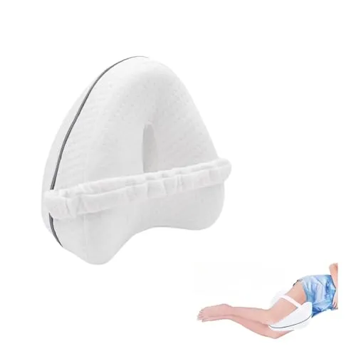 ledytdggu Orthopädisches Kniekissen, lindert Rückenschmerzen,ergonomischer Memory-Schaum,Abnehmbare Bezüge, Memory Foam Beinkissen Ergonomisches Seitenschläferkissen