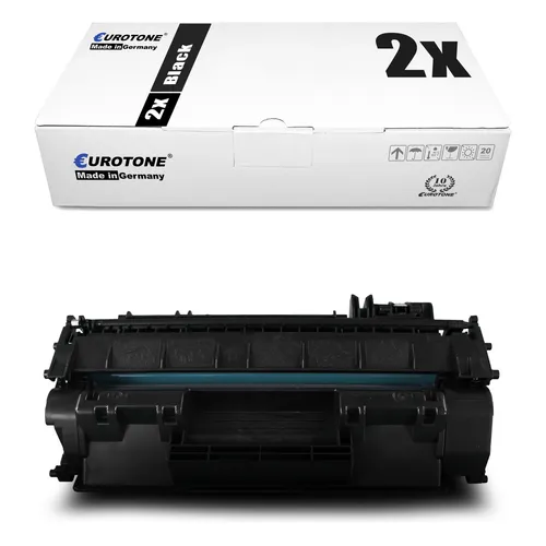 2x Toner f�r Canon LBP 251 252 253 6300 6650 dw x dn, 3479B002 719 BLACK