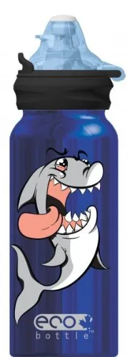 ECO Bottle Aluminium Trinkflasche Hungry Shark 400ml