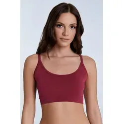 Albero Natur Bustier Damen Bustier rot M in rot von ALBERO NATUR