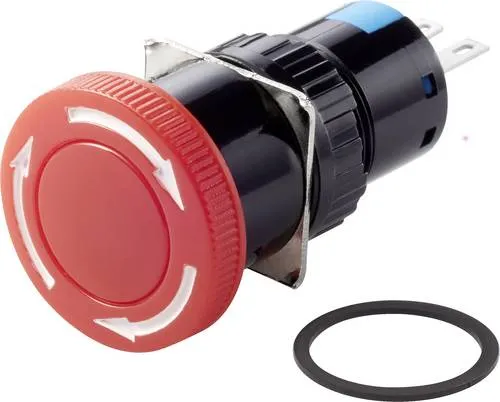 TRU COMPONENTS TC-LAS1-AY-11TS Not-Aus-Schalter 250 V/AC 3A 1 Öffner, 1 Schließer IP40 1St.