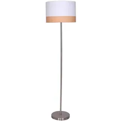 SalesFever Stehleuchte 120 cm rund – Stilvolle Bodenlampe - Stehleuchte aus Edelstahl und pflegeleichtem Kunststoff, ideal für modernes Wohnen. Schafft mit warmem Licht ein gemütliches Ambiente in jedem Raum.
