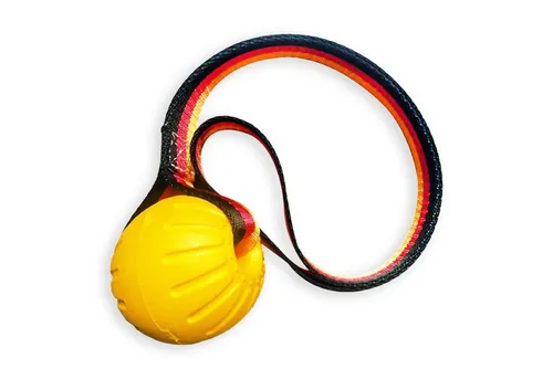 Monkimau Outdoor-Spielzeug Hundespielzeug unzerstörbar - Hunde Spielzeug Ball und Seil unkaputtba, EVA, Packung