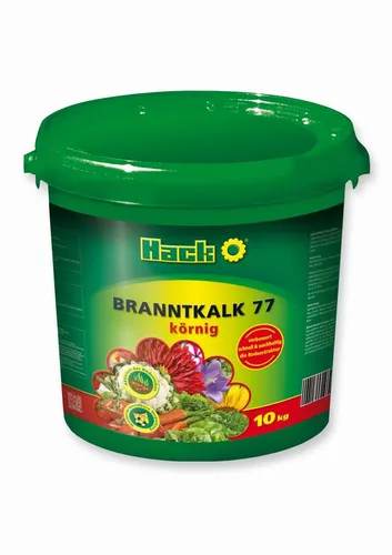 Produktbild Hack Branntkalk 10 kg gekörnt – Hochwirksamer Naturkalk