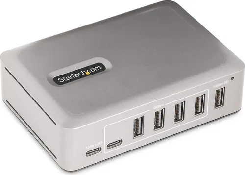 StarTech.com 7-Port USB-C Hub - 5x USB-A & 2x USB-C - USB-Hub mit 7 Anschlüssen und 65 W Netzteil für optimale Stromversorgung; ideal für schnelles Laden und Datentransfer mit USB 3.2 Gen 2 (10 Gbit/s).