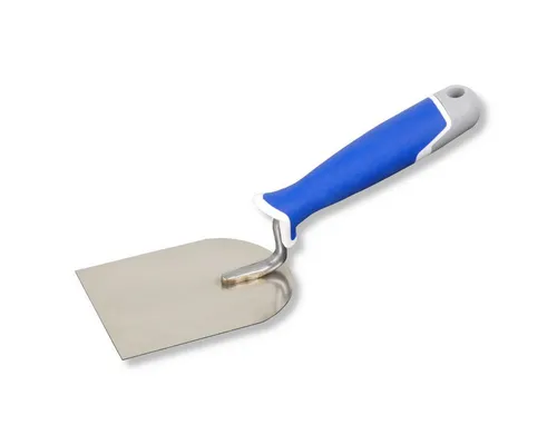 DEWEPRO Maurerkelle DEWEPRO Gipserspachtel - 80mm - Edelstahlblatt mit 3-Komponenten-Griff