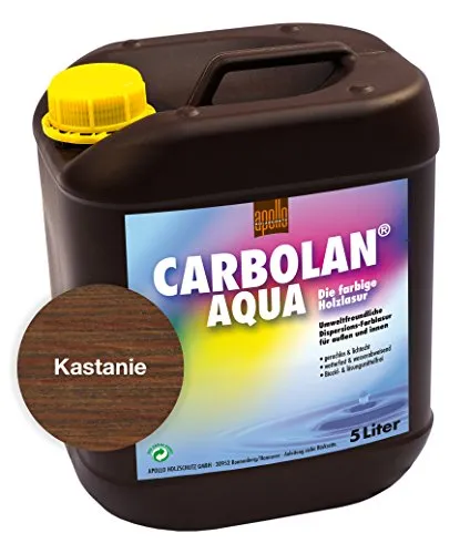 Carbolan Aqua Holzlasur, 5L (Kastanie)