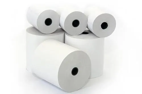 LuxuryPack Kassenrollen 57x40mm - Umweltfreundliche Thermopapierrollen für Kassensysteme - Card-Reader: 60 umweltfreundliche Kassenrollen aus BPA-freiem Thermopapier, ideal für Registrier- und Kassensysteme, leicht zu wechseln dank Rollenendmarkierung.
