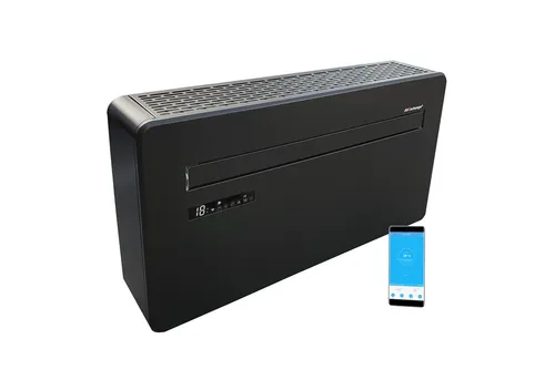 AirExchange 4-in-1 Wand-Monoblock-Klimaanlage - Klimaanlage ohne Außengerät mit Inverter-Technologie für Heizen, Kühlen, Entfeuchten und Reinigen. Ideal für Räume bis 80 m², umweltfreundliches Kältemittel R290.