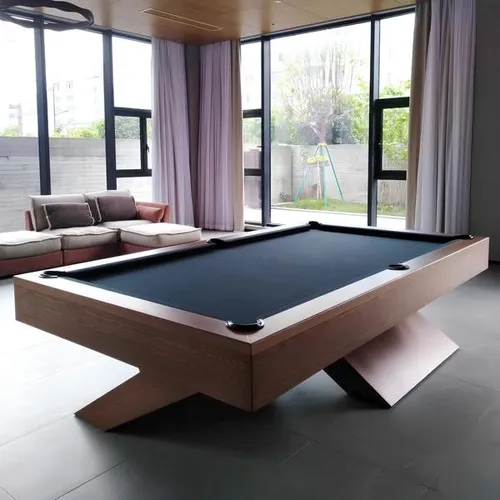 Billardtisch 7 Fuß Turniertisch für Spaß und Freizeit - Hochwertiger Billardtisch in Braun, ideal für Freizeitspaß. Maße: 234 x 135 x 85 cm, perfekt für Turniere und gesellige Abende.