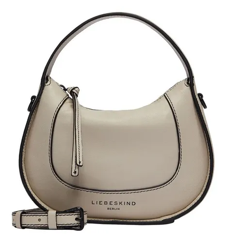 Liebeskind Berlin Crossbody, Small - Almond Milk - Umhängetasche aus weichem Schafsleder, ideal für stilvolle Aufbewahrung mit Hauptfach und praktischen Innenfächern.