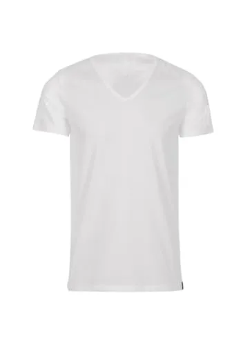 Trigema Herren V-Shirt Slim Fit - Hochwertiges T-Shirt für Herren im Slim Fit, aus 100 % supergekämmter Baumwolle für optimalen Tragekomfort und perfekten Sitz.
