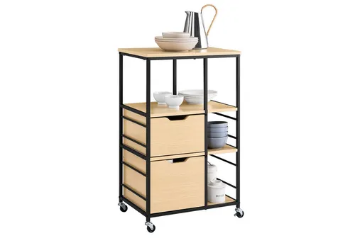 SoBuy Servierwagen mit Rollen FKW111-N