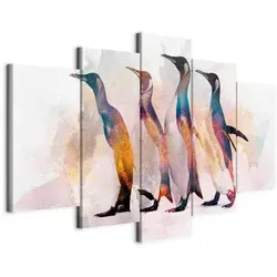 artgeist Leinwandbild 5-teilig, Mehrfarbig, rechteckig, 100x50 cm - Kreatives 5-teiliges Leinwandbild in Mehrfarbig, ideal für die Wandgestaltung. Mit Keilrahmen ausgestattet, bringt es Farbe und Stil in jeden Raum. Perfekt für Kunstliebhaber!