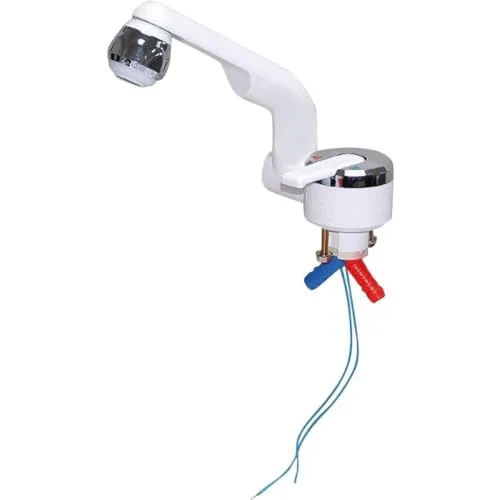 Barwig 20000-230 Einhebel-Mischarmatur Schlauch-Anschluss 10 mm Weiß, Chrom