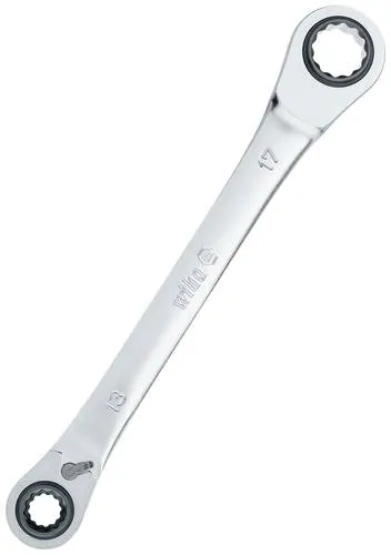 Wiha 45421 Doppel-Ratschenringschlüssel (10-19mm) von Wiha