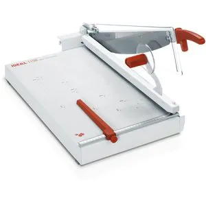 Ideal Hebelschneider 1158, A3, 40 Blatt, 580 mm - Papierschneidemaschinen mit nachschleifbarer Messergarnitur aus Solinger Messerstahl für präzise Schnitte und individuell dosierbaren Pressdruck. Robuste Ganzmetall-Konstruktion, ideal für Büro und Kreativprojekte.