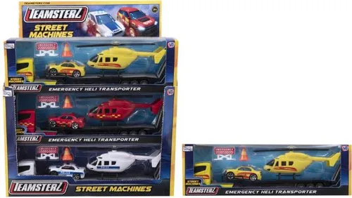 Teamsterz TEAMSTERZ Die-cast playset Heli transporter, 26 cm
