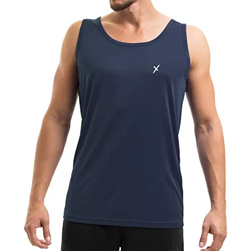 CFLEX Herren Sport Shirt Fitness Tanktop Sportswear Collection - Navy L