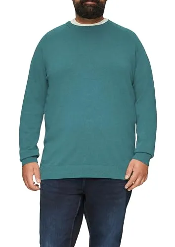 Stylischer Herren Pullover - Pullover für Herren mit Rundhalsausschnitt und langen Ärmeln, melierte Optik und Regular Fit für optimalen Tragekomfort.