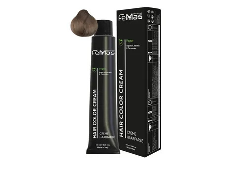 Femmas Premium Haarfarbe FemMas Hair Color Cream 100ml Haarfarbe Lichtblond Ultra Intensiv 9.00