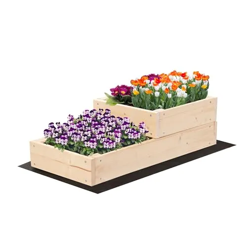 Modo24 Hochbeet ZP07 – Mehrstufiges Kräuterbeet aus Kiefernholz - Kreatives Gartenbeet mit mehreren Ebenen für komfortables Bepflanzen. Hergestellt aus hochwertigem Kiefernholz, ideal für Blumen, Kräuter und Gemüse. Perfekt für Balkon, Terrasse und Garten.
