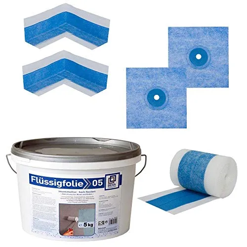 Dichtset bluetec Dichtband Flüssigfolie BH5 Abdichtset Bad Dusche Sanitär Küche