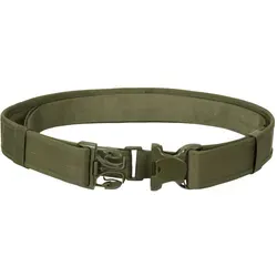 Helikon-Tex Defender Security Belt oliv 100 cm - Robuster Gürtel für militärische Ausrüstung, mit individuell anpassbarem Stabilisierungsgurt und sicherem Verschlussdesign gegen versehentliches Öffnen. Ideal für Arbeit und Outdoor-Aktivitäten.