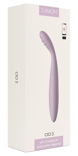 Svakom Cici 2 G-Punkt Vibrator Lila 17,8 cm