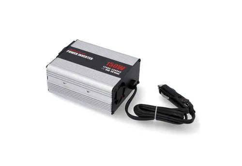 Absaar Spannungswandler Auto KFZ Stromumwandler Zigarettenanzünder Wechselrichter Inverter, Steckdose mit USB 12 V zu 230 V 150 Watt