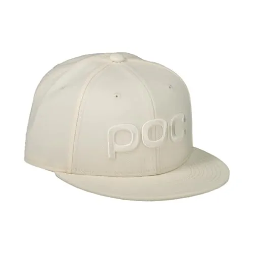 POC Unisex Corp Cap Kappe - Okenite Off-White, Einheitsgröße EU - Basecaps - Klassische, sechsteilige Kappe mit gesticktem Logo, rundem Visier und verstellbarem Rückschlagverschluss für optimalen Komfort und Stil.